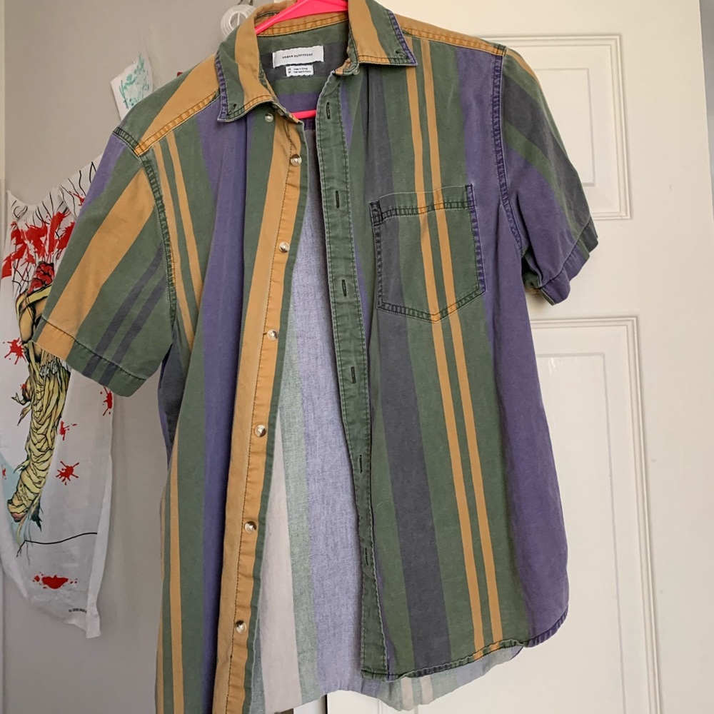 Urban Outfitters short sleeve collared button up.
